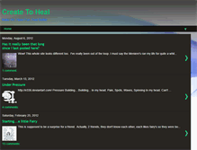 Tablet Screenshot of createtoheal.blogspot.com