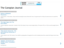 Tablet Screenshot of canopianjournal.blogspot.com