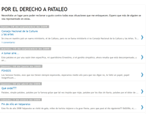 Tablet Screenshot of porelderechoapataleo.blogspot.com