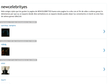 Tablet Screenshot of newcelebrityes.blogspot.com