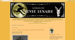 Desktop Screenshot of lievrelunaire.blogspot.com