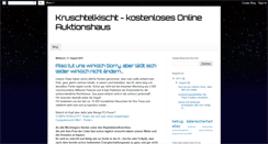 Desktop Screenshot of kruschtelkischt.blogspot.com
