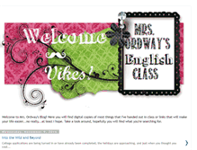 Tablet Screenshot of mrsosenglish.blogspot.com
