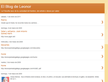 Tablet Screenshot of leonorpeinado.blogspot.com