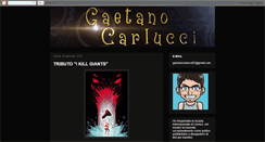 Desktop Screenshot of gaetanocarlucci.blogspot.com