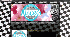 Desktop Screenshot of aliceswonderkitchen.blogspot.com