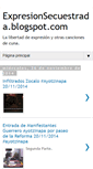 Mobile Screenshot of expresionsecuestrada.blogspot.com