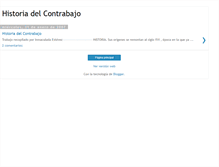 Tablet Screenshot of historiadelcontrabajo.blogspot.com