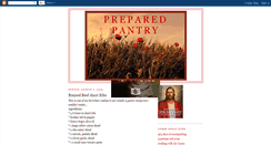 Desktop Screenshot of preparedpantry.blogspot.com