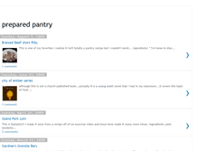 Tablet Screenshot of preparedpantry.blogspot.com