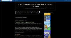 Desktop Screenshot of beginwithjava.blogspot.com