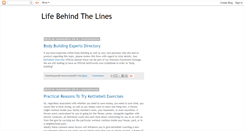 Desktop Screenshot of lifebehindthelines.blogspot.com