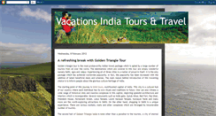 Desktop Screenshot of myvacationsindia.blogspot.com