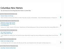 Tablet Screenshot of columbusnewhomes.blogspot.com