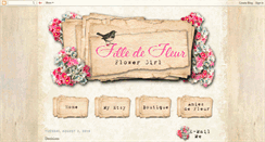 Desktop Screenshot of filledefleur-flowergirl.blogspot.com