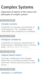 Mobile Screenshot of complexity-in-systems.blogspot.com