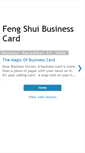 Mobile Screenshot of fengshuibizcard.blogspot.com