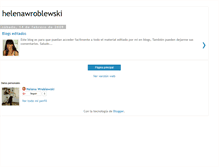 Tablet Screenshot of helenawroblewski.blogspot.com