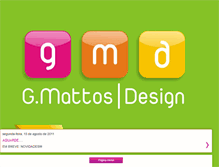 Tablet Screenshot of gmattosdesign.blogspot.com