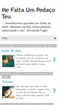Mobile Screenshot of mefaltaumpedacoteu.blogspot.com