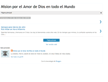 Tablet Screenshot of misionporelamordediosentodoelmundo.blogspot.com