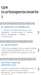 Mobile Screenshot of curiosoperoconarte.blogspot.com