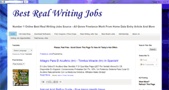 Desktop Screenshot of bestrealwritingjobs.blogspot.com