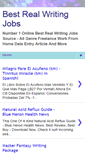 Mobile Screenshot of bestrealwritingjobs.blogspot.com