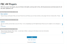 Tablet Screenshot of fbc4wprayers.blogspot.com