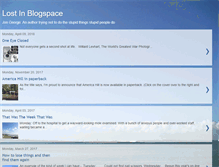 Tablet Screenshot of lost-in-blogspace.blogspot.com