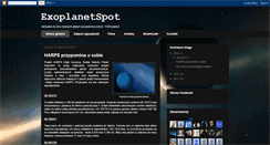 Desktop Screenshot of exoplanet-spot.blogspot.com