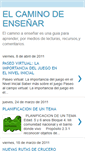 Mobile Screenshot of elcaminodeensenar.blogspot.com