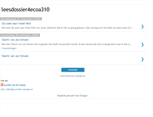 Tablet Screenshot of leesdossier4ecoa310.blogspot.com