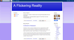 Desktop Screenshot of aflickeringreality.blogspot.com