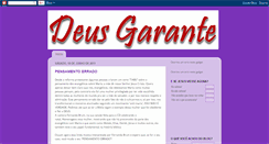 Desktop Screenshot of deusgarante.blogspot.com