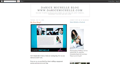 Desktop Screenshot of daricemichelleblog.blogspot.com