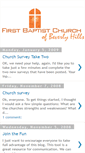 Mobile Screenshot of firstbaptistbevhills.blogspot.com