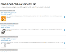 Tablet Screenshot of download-cbr-mangas-online.blogspot.com