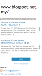 Mobile Screenshot of noorizawwwblogspotnetmy.blogspot.com