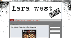 Desktop Screenshot of larawest.blogspot.com