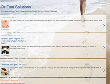 Tablet Screenshot of drfootsolutions.blogspot.com