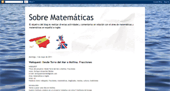 Desktop Screenshot of matematicasenglishspanish.blogspot.com