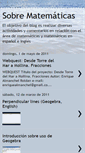 Mobile Screenshot of matematicasenglishspanish.blogspot.com