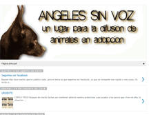 Tablet Screenshot of angelessinvoz.blogspot.com