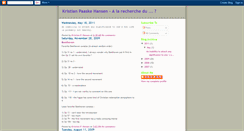 Desktop Screenshot of kristianhansen.blogspot.com