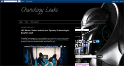 Desktop Screenshot of chanologyleaks.blogspot.com