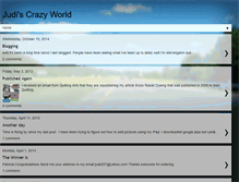 Tablet Screenshot of judiscrazyworld.blogspot.com