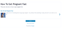 Tablet Screenshot of how-to-get-pregnant-fast-safely.blogspot.com