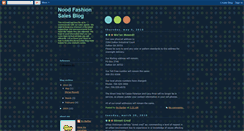 Desktop Screenshot of noodfashionsales.blogspot.com