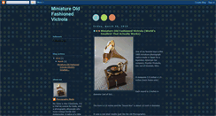 Desktop Screenshot of miniature-old-fashioned-victrola.blogspot.com